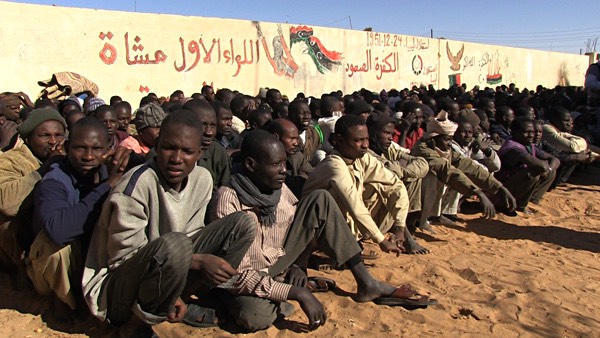 Flüchtlinge aus Niger, dem Sudan, Tschad